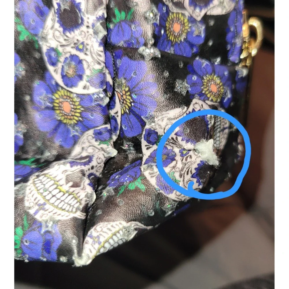 Sugar Skull Floral Cosmetic Bag Pouch Makeup‎ Organizer Zipper